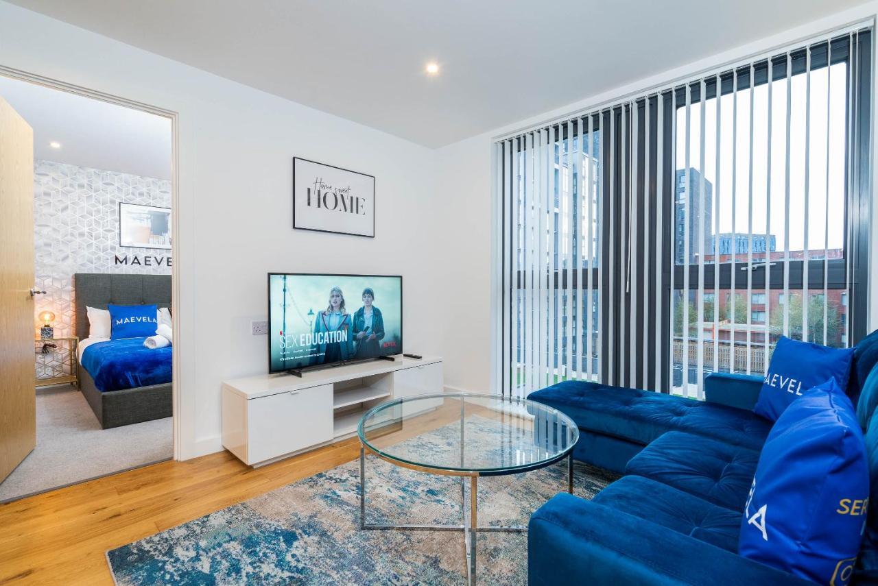 Maevela Apartments - Luxury Broad St Apartment - 2 Bed, 2 Bath - City Centre/Cube/Mailbox - With Underground Parking ✓- L Shape Sofa, Large 50 Inch Smart Tv With Free Netflix & Wifi Birmingam Exterior foto
