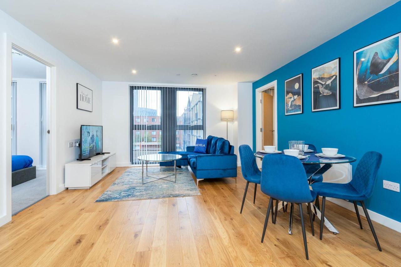 Maevela Apartments - Luxury Broad St Apartment - 2 Bed, 2 Bath - City Centre/Cube/Mailbox - With Underground Parking ✓- L Shape Sofa, Large 50 Inch Smart Tv With Free Netflix & Wifi Birmingam Exterior foto