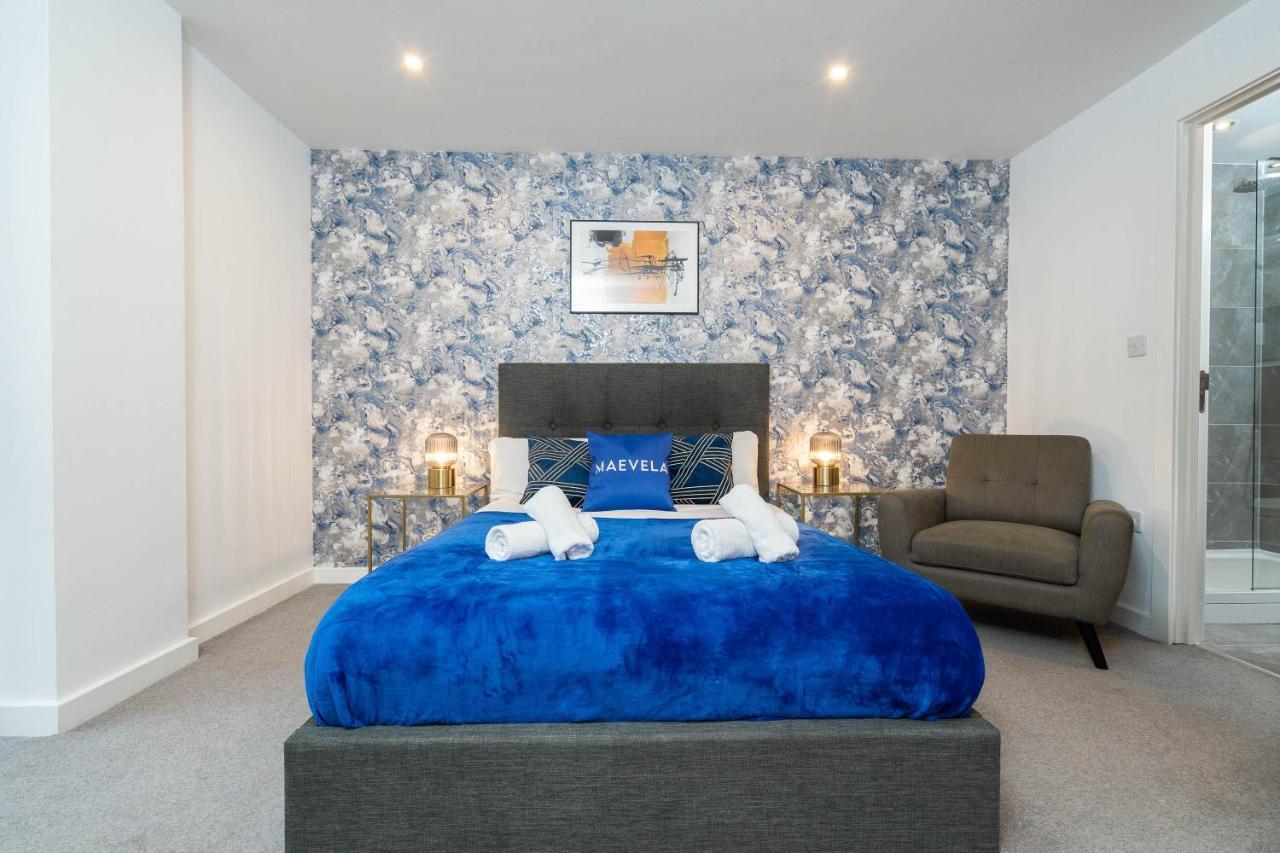 Maevela Apartments - Luxury Broad St Apartment - 2 Bed, 2 Bath - City Centre/Cube/Mailbox - With Underground Parking ✓- L Shape Sofa, Large 50 Inch Smart Tv With Free Netflix & Wifi Birmingam Exterior foto